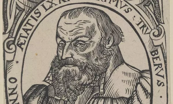 Primus Truber, Kupferstich von 1578