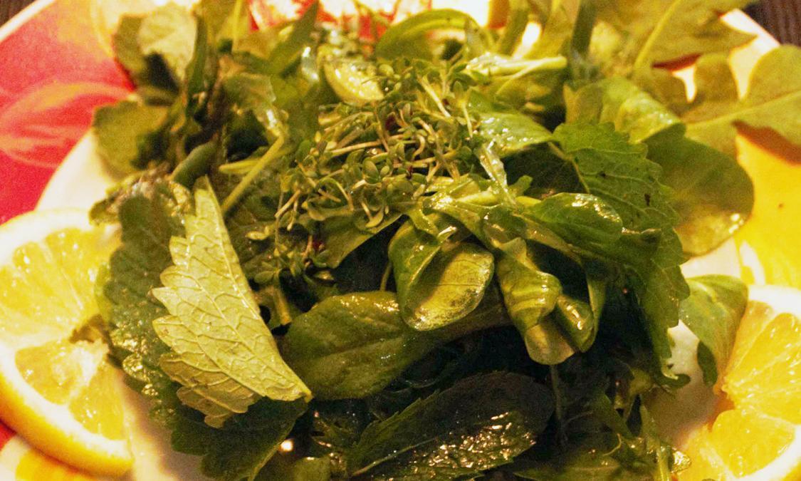 Wildkräutersalat; Foto: Staatsanzeiger für Baden-Württemberg GmbH & Co. KG, Sina Schröder Wildkräutersalat; Foto: Staatsanzeiger für Baden-Württemberg GmbH & Co. KG, Sina Schröder