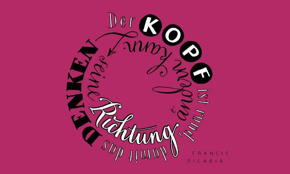 Illustration: Petra Beiße Denkanstoß im Juni, Motiv der Staatlichen Schlösser und Gärten Baden-Württemberg